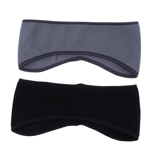 WRITWAA 2 Pack Sports Headband Running Headwear Ear Warmers Windproof Headband for Cold Days