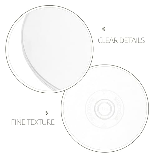 Estuche multimedia redondo HANABASS transparente con cierre clamshell hermético antihumedad 4