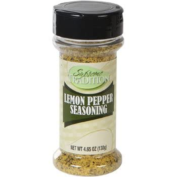 Supreme Tradition Lemon Pepper Seasoning 4.65 oz (130g) (Pack of 2)