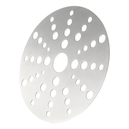 FIXOSHEE Placa de Conducción Térmica de Acero Inoxidable Cazuelas Compatible con Cocinas de Inducción y Vitrocerámica Accesorio Práctico y Seguro para Cocinar