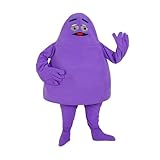 Egxpiujt Kids Purple Grimace Halloween Costume(Kids, PURPLE)