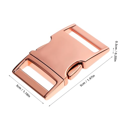 Clip para bolso de aleación dorada resistente para correas de zapatos 2