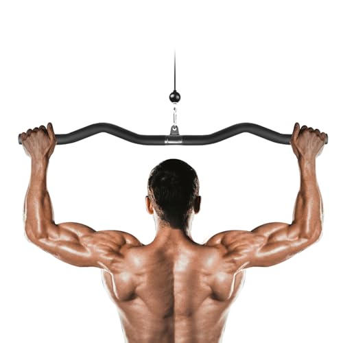 Lyndwin Barre Tirage Musculation, Barre Tirage Dos, Barre pour Poulie Musculation Barre Triceps...