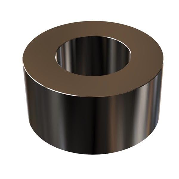 Aluminum Spacer Black 3/4" OD x 3/8" ID x Choose Your Length, Round Spacer Unthreaded Standoff Bushing Plain Finish, Fits Screws Bolts 3/8" or M10 by
