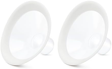 Medela Personalfit Flex Breast Shields, 2 Pack Of Medium 24Mm Breast Pump Flanges, Made Without Bpa, Shaped Around You For Comfortable And Efficient Pumping, Clear