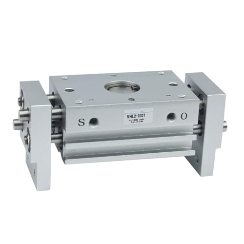 Vérin à doigt parallèle MHL2-10D à ouverture synchrone et serrage stable