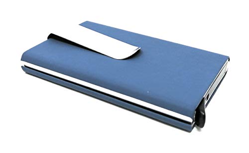 Preisvergleich Produktbild Kreditkartenetui / Platz für 4-6 Karten / Metallstruktur / rutschhemmend / RFID-Blockierung / schlank / Unisex