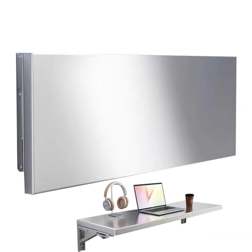 Table pliante murale design acier inoxydable 60x50 cm durable