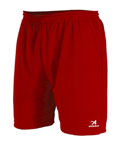 Asioka 230/16 Pantalón Corto Deportivo, Unisex Adulto, Rojo, M