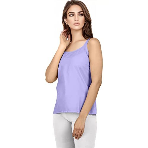 Image of Cotton Short Camisole Non-Stretchable Slip for Women | Short Kurti Slip | Short Camisole | Half-Length Lining | Waist Length Inner | Sameez | Samij(Half Slip)