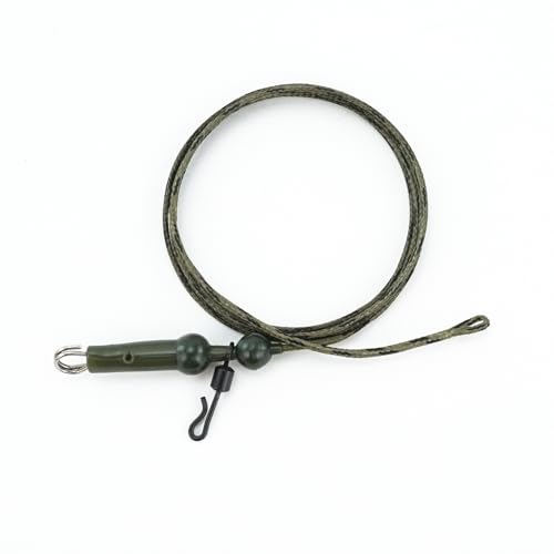 6pcs Karpfenangeln FüHrer Kernlinie Karpfen Clip FüHrt Linie Haar Rig Gebunden Drehverbinder ZubehöR (FBA-LC210)