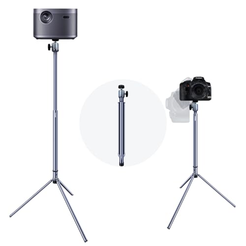 Tonalee Projector Stand Tripod Adjustable Mount: Portable 360 Rotatable Universal Height 24 to 36 for Projectors Cameras Webcams Suitable for Home Office and Outdoor Scenarios