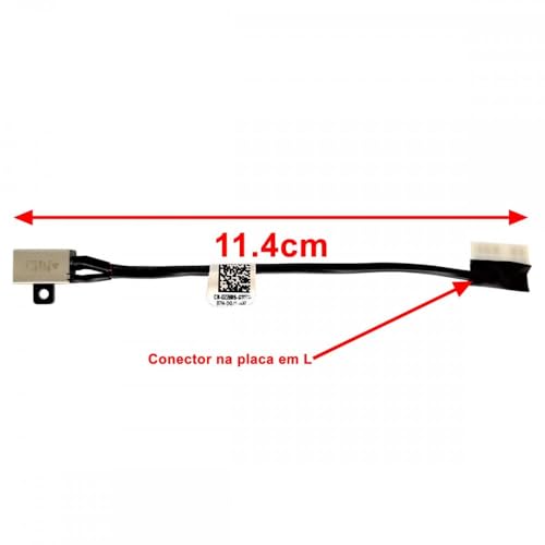 Image of DC Power Jack /DC Jack Compatible for Dell inspiron 3501 3502 3505 3593 5593 5594 Vostro 3500 3405 DC301015Q00 Laptop. Comes with Complimentary Laptop Clean & Shine Gel (Type 1)