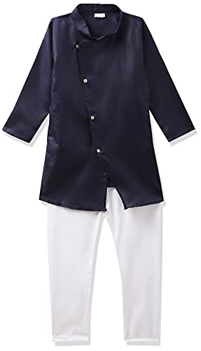 Image of Little Mafia By Aarika Boy's Regular Tunic Shirt (KP LC-01 Blue 3)