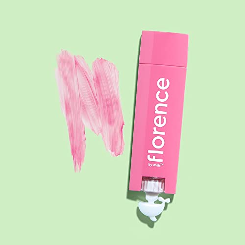 florence by mills Oh Whale! Tinted Lip Balm, Guava & Lychee (Pink), 0.15 oz/ 4.5g