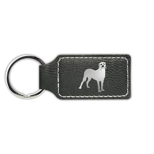Mister Petlife Fila Brasileiro Keychain Leatherette Rectangle - L...