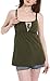 SUIEK Cotton Nursing Tank Tops Maternity Cami with Shelf Bra Breastfeeding Shirts Pregnancy Clothes (Large, Army Green)