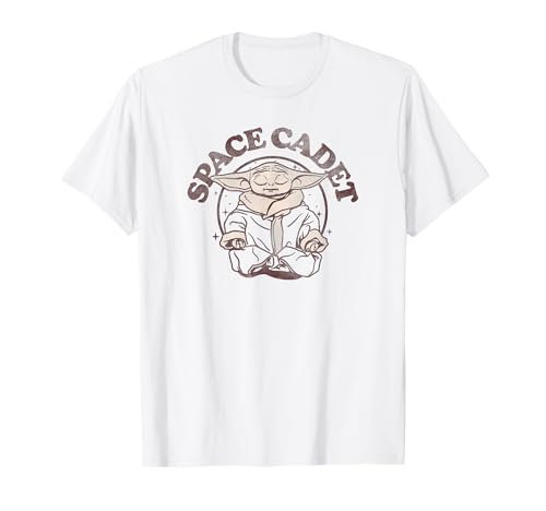 T-shirt Star Wars Grogu Space Cadet imprimé haut de gamme coupe droite ajustée