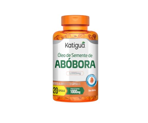 Qual o Melhor Óleo de Abóbora Prensado a Frio de 2025? Melhores Ranking 2 KATIGUÁ Óleo De Semente De Abóbora Prensado A Frio Katiguá 120 Cápsulas Soft Gel • 60 Doses Laranja
