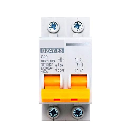 Disjoncteur solaire 400V 2P 63A pour protection photovoltaïque