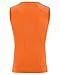 Poekuao 3 Pack Boys Sleeveless Compression Shirt Kids Workout Base Layer Tank Tops Youth Breathable Undershirt for Basketball Black/Royal Blue/Orange M