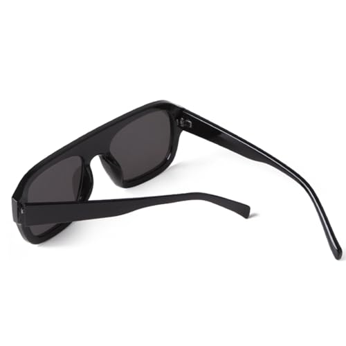Lunettes de soleil de luxe UV400 avec verres teintés bleus
