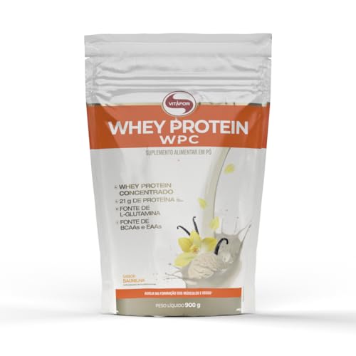 Vitafor - Whey Protein WPC - 900g - Baunilha