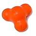 West Paw Zogoflex Tux Treat Dispensing Dog Chew Toy – Interactive Chewing Toys for Dogs – Dog Games for Aggressive Chewers, Fetch, Catch – Holds Kibble, Treats, Made in USA, Large 5", Tangerine