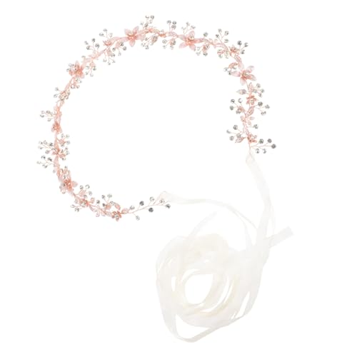 1 PC Handmade Rhinestone Flower Waist Belt Rose Gold Elegant Wedding Decor for Brides and Special Occasions Durable and Lightweight Design for Dress Styling