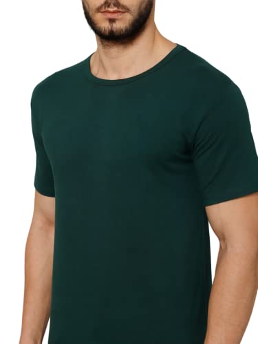 Image of T-Shirt for Men - 100% Cotton Casual T-Shirt | Half Sleeve, Round Neck 4 Way Stretch Fabric | Slim Fit T-Shirt