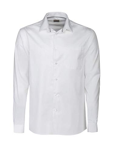 Chemise pour homme blanche taille M vêtement chic manches longues