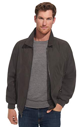 Weatherproof Original Mens Golf Jacket (Mens Windbreaker) Classic Mens Light Jacket Zinc
