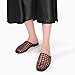 Molozoey Jelly Shoes for Women Slip on Mesh Slides Fashion Closed Toe Jelly Flats Sandals Comfortable Summer Beach Slippers.