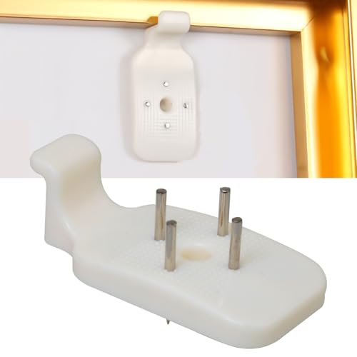 Image of 20PCS Traceless Nail Hooks Lightning Solid Reinforced Picture Frame Wall Nails Hidden Hanging Invisible Hooks Hook Installation Fasteners for Brick Walls Concrete Walls Sticker Walls
