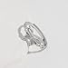 Meissa Dainty Butterfly Knot Rings Handmade Infinity Rings for Women Girls 925 Sterling Silver Handmade Adjustable Friendship Promise Rings