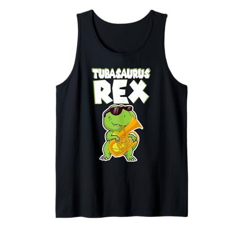 Tubasaurus Rex Diseño Gráfico para Marching Band Tuba Player Camiseta sin Mangas
