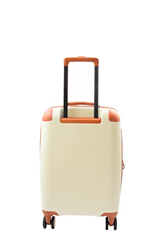 Valise 4 roues rigides extensibles et légères crème cabine A1 - 4