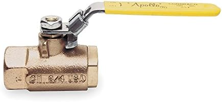 Apollo Valves7010127 Two Piece Ball Valve - 1/4"
