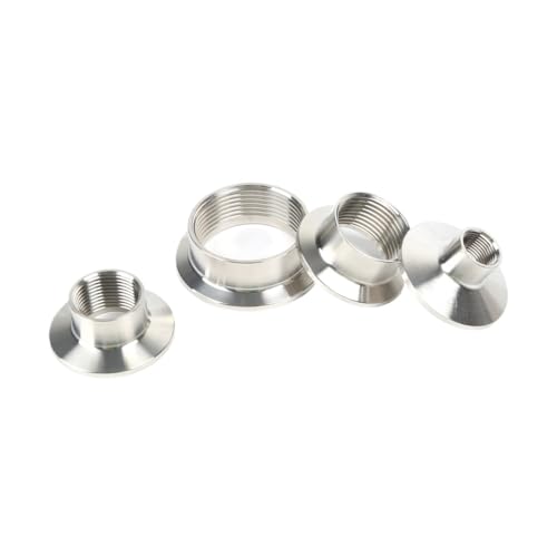 Conector rosca interna DN25 SS304 con abrazadera rapida para tuberias 2