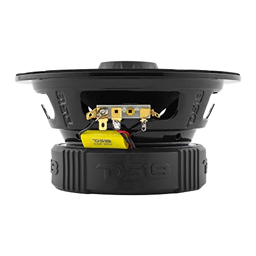 Ds18 Pro-Zt6 6.5-Inch 2 Way Pro Audio Midrange Speakers With Built-In Bullet Tweeter 4-Ohms 450W Max 225W Rms Water Resistant - Red Metal Mesh Grill Included (1 Speaker) #TOP5