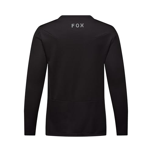 Fox Racing Ranger Long Sleeve Fox Head Jerseys, Jóvenes Hombre, Negro, YXL