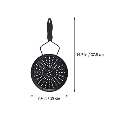 UPKOCH 2 peças de fogão de indução durável fundido com difusor de fogão café pp redutor de aço térmi