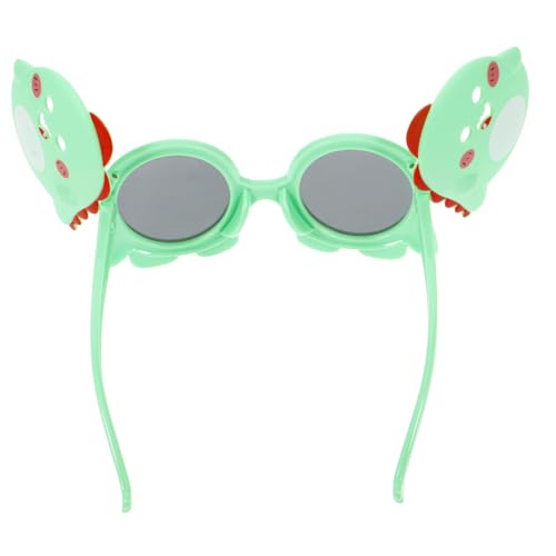 Healvian Dinosaur Themed Sunglasses for Lightweight UV Protection Eyewear for Parties and Daily Wear Fun Cartoon Design with Flip Lid for Ages