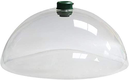 Unibos Large Universal Bird Feeding Station Plastic Squirrel Baffle, For Stop Squirrels Stealing Bird Feed Transparent, 40 x 19 x 40 cm New Bird Feeding Station, Clear New