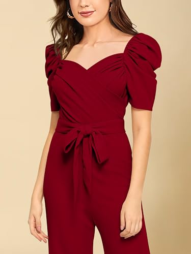 LONDON BELLY maroon jumpsuit – image 4