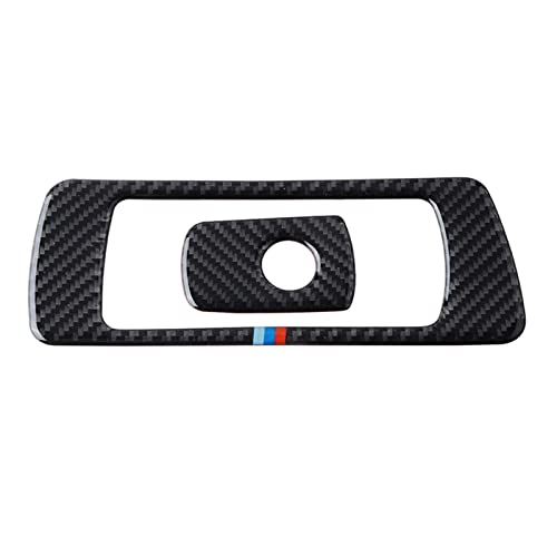 Pegatinas Ajuste adecuado for la caja de almacenamiento de automóviles Handle Panel Decoración de fibra de carbono Pegatinas adecuadas for BMW 3 Serie F30 2013-2015, GT F34 2013-2017 Tira de decoració Cover