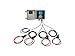 AEMC DL914 - Four-Channel AC Current Data Logger, 300/3000A, TRMS, Wi-Fi, DataView Software