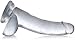 Curve Toys 8 Inch C-Thru Dong with Balls - Clear 400 g