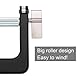 UDQYQ Metall Tubenausdrücker Tubenquetscher für Alle Tube Aluminium Zahnpaste Tubenpresser Plus mit langer Größe 8 cm für Künstler, Friseursalon, Maler (Schwarz)