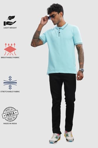 Image of ADRO Polo T Shirt for Men | Black Polo T-Shirt | 100% Cotton Polo Tshirt | Regular Fit Polo| Available in Plus Size Polo